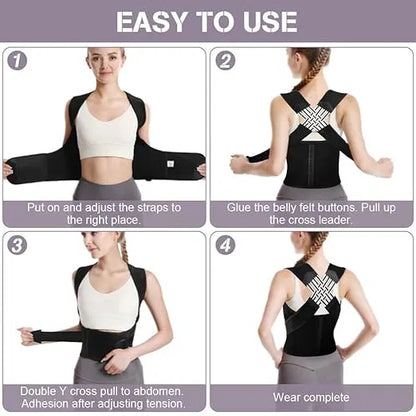 Unisex Posture Corrector Belt – Reduce Back Pain & Improve Posture Fast