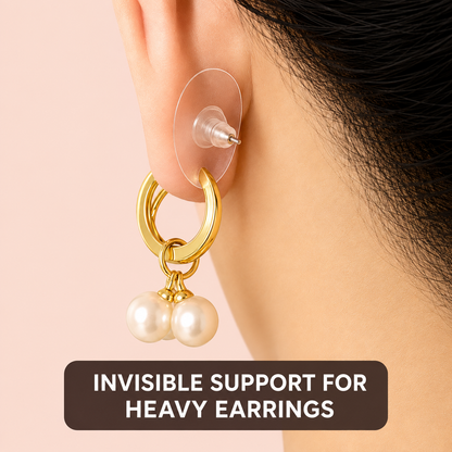 ✨ Premium Support Patches for Heavy Earrings Pack 100 pcs ✨